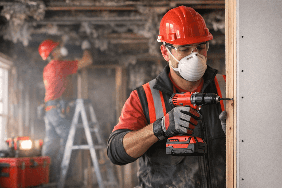 Reconstruction service by Alamo Fire Chiefs